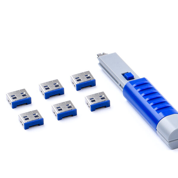 SMARTKEEPER USB Port Blocker Set- Dark Blue | NJ TECH