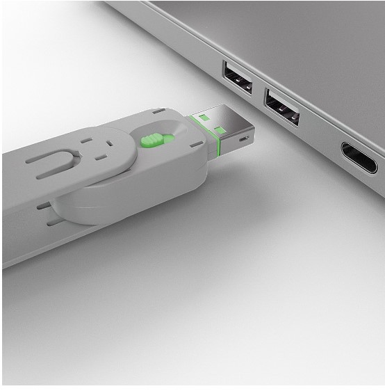 LINDY USB-A Port Blocker _ before use LINDY USB-A Port Blocker _ before use