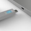 LINDY USB-C port blocker before use LINDY USB-C port blocker before use